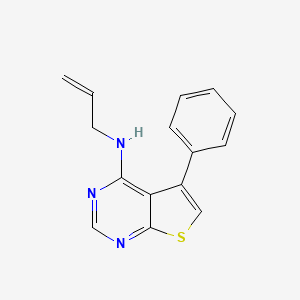 5-phenyl-N-prop-2-enylthieno[2,3-d]pyrimidin-4-amine
