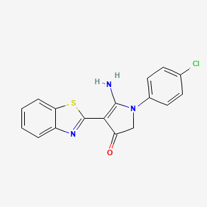molecular formula C17H12ClN3OS B7744446 CID 725151 