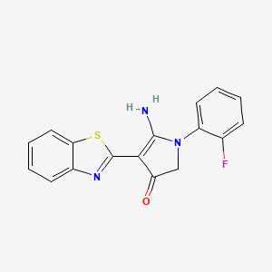 molecular formula C17H12FN3OS B7744460 CID 725154 