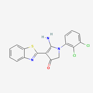 molecular formula C17H11Cl2N3OS B7744468 CID 3151772 