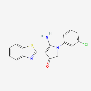 molecular formula C17H12ClN3OS B7744476 CID 725157 