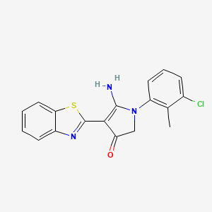 molecular formula C18H14ClN3OS B7744509 CID 1078208 