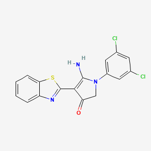 molecular formula C17H11Cl2N3OS B7744513 CID 7453527 