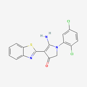 molecular formula C17H11Cl2N3OS B7744522 CID 1193464 