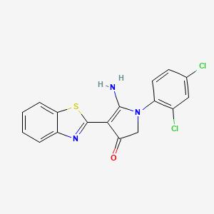 molecular formula C17H11Cl2N3OS B7744523 CID 1193465 