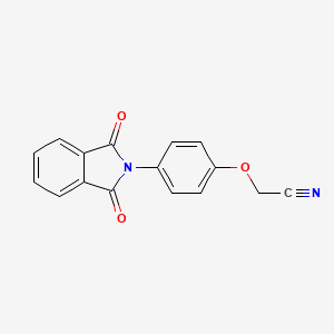 molecular formula C16H10N2O3 B7744657 2-[4-(1,3-dioxo-2,3-dihydro-1H-isoindol-2-yl)phenoxy]acetonitrile 