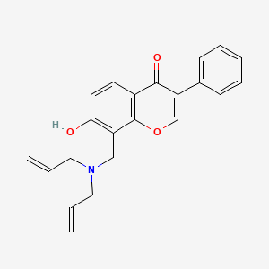 8-Diallylaminomethyl-7-hydroxy-3-phenyl-chromen-4-one