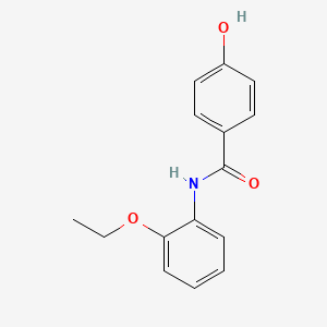 molecular formula C15H15NO3 B7744681 N-(2-ethoxyphenyl)-4-hydroxybenzamide 