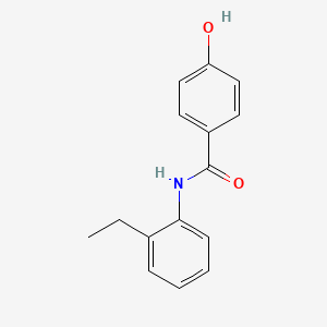 molecular formula C15H15NO2 B7744807 N-(2-ethylphenyl)-4-hydroxybenzamide 