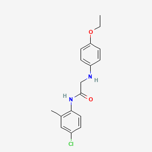 N-(4-chloro-2-methylphenyl)-2-[(4-ethoxyphenyl)amino]acetamide