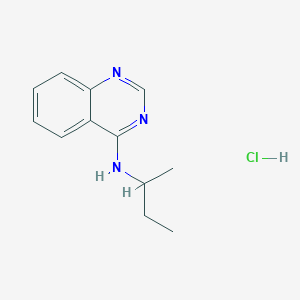 molecular formula C12H16ClN3 B7744928 N-butan-2-ylquinazolin-4-amine;hydrochloride 