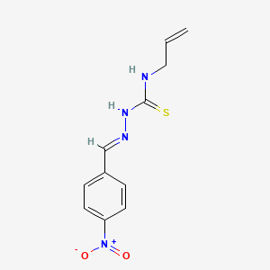 1-[(E)-(4-nitrophenyl)methylideneamino]-3-prop-2-enylthiourea