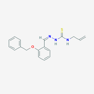 1-[(Z)-(2-phenylmethoxyphenyl)methylideneamino]-3-prop-2-enylthiourea