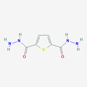 molecular formula C6H8N4O2S B7745189 Thiophene-2,5-dicarbohydrazide CAS No. 14282-55-4