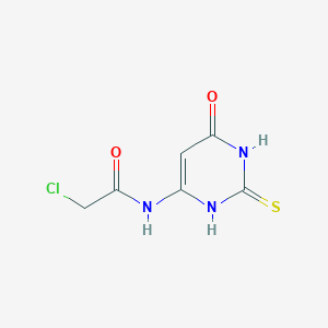 2-chloro-N-(6-oxo-2-thioxo-1,2,3,6-tetrahydropyrimidin-4-yl)acetamide