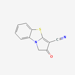 molecular formula C11H6N2OS B7745203 2-Oxo-1,2-dihydropyrrolo[2,1-b]benzothiazole-3-carbonitrile 