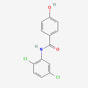 molecular formula C13H9Cl2NO2 B7745438 N-(2,5-dichlorophenyl)-4-hydroxybenzamide 