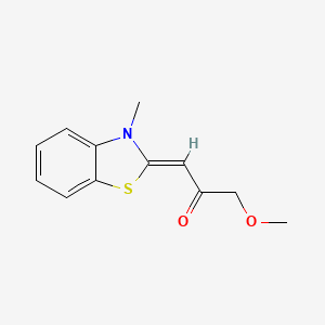 (Z)-1-methoxy-3-(3-methylbenzo[d]thiazol-2(3H)-ylidene)propan-2-one