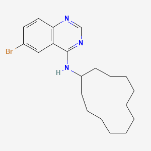 molecular formula C20H28BrN3 B7745623 6-bromo-N-cyclododecylquinazolin-4-amine 