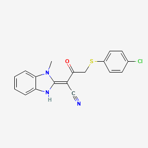 molecular formula C18H14ClN3OS B7746120 CID 5559721 