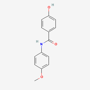 molecular formula C14H13NO3 B7746136 4-hydroxy-N-(4-methoxyphenyl)benzamide 