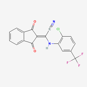 molecular formula C18H8ClF3N2O2 B7746173 CID 1193885 