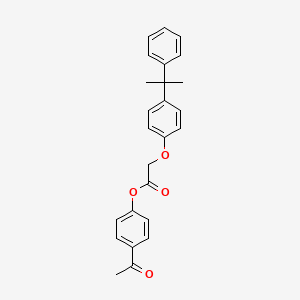(4-Acetylphenyl) 2-[4-(2-phenylpropan-2-yl)phenoxy]acetate