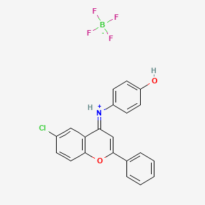 molecular formula C21H15BClF4NO2 B7746480 CID 119075173 