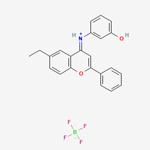 molecular formula C23H20BF4NO2 B7746492 CID 42621534 