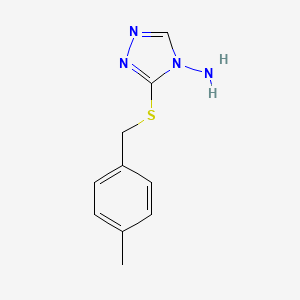 3-{[(4-methylphenyl)methyl]sulfanyl}-4H-1,2,4-triazol-4-amine