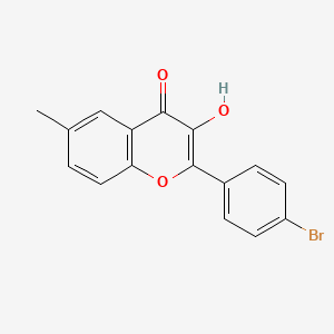 2-(4-bromophenyl)-3-hydroxy-6-methyl-4H-chromen-4-one
