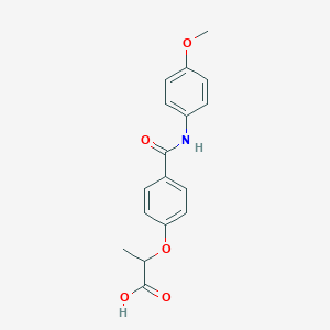 2-{4-[(4-Methoxyphenyl)carbamoyl]phenoxy}propanoic acid