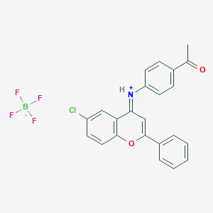 molecular formula C23H17BClF4NO2 B7747650 CID 119075340 