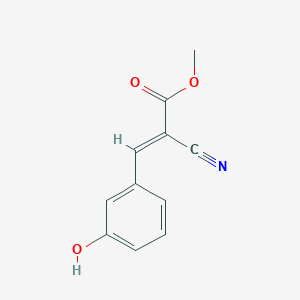 molecular formula C11H9NO3 B7748132 methyl (2E)-2-cyano-3-(3-hydroxyphenyl)prop-2-enoate 