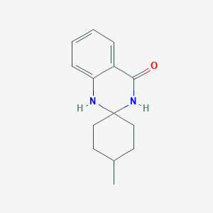 molecular formula C14H18N2O B7748265 4-甲基-1'H-螺[环己烷-1,2'-喹唑啉]-4'(3'H)-酮 