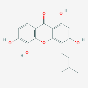 molecular formula C18H16O6 B077488 乌加黄酮 CAS No. 13179-11-8