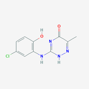 molecular formula C10H9ClN4O2 B7749035 CID 7453688 