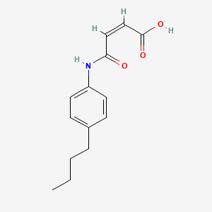 molecular formula C14H17NO3 B7749219 (Z)-4-(4-butylanilino)-4-oxobut-2-enoic acid CAS No. 100582-05-6