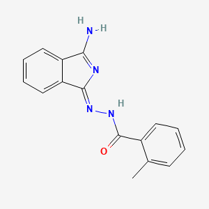 molecular formula C16H14N4O B7749227 CID 5398943 