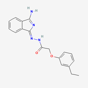 molecular formula C18H18N4O2 B7749242 CID 5398944 