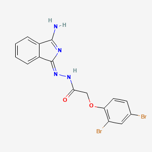 molecular formula C16H12Br2N4O2 B7749247 CID 5449105 