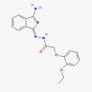 molecular formula C18H18N4O3 B7749250 CID 5398948 