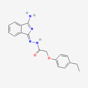 molecular formula C18H18N4O2 B7749251 CID 5398949 