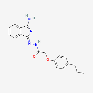 molecular formula C19H20N4O2 B7749259 CID 5398950 