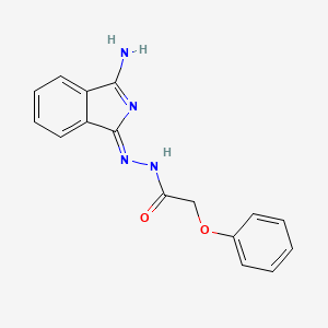 molecular formula C16H14N4O2 B7749262 CID 5398951 