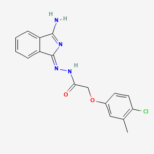 molecular formula C17H15ClN4O2 B7749273 CID 5398953 