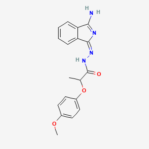 molecular formula C18H18N4O3 B7749277 CID 5711997 
