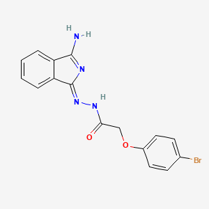 molecular formula C16H13BrN4O2 B7749287 CID 5449109 