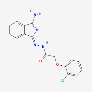 molecular formula C16H13ClN4O2 B7749290 CID 5398959 