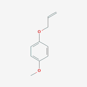 molecular formula C10H12O2 B077494 4-烯丙氧基苯甲醚 CAS No. 13391-35-0